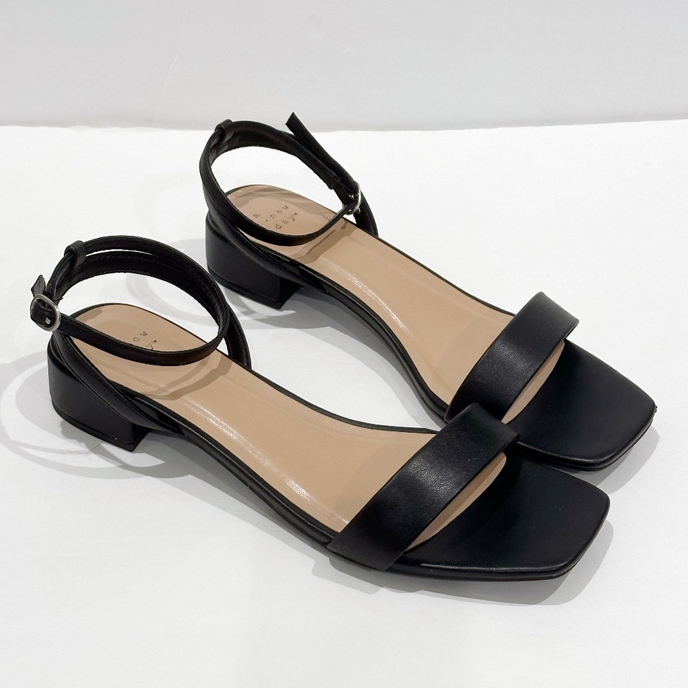 A New Day Black Delores Sandals Size 11